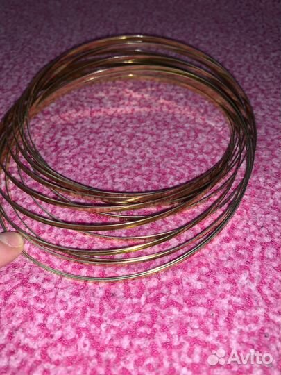 Браслет, кольцо металлическое, антистресс