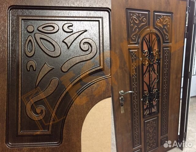 Дверные накладки.Мдф накладки на металлические две