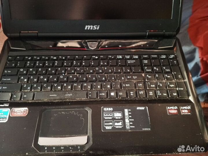 MSI gx60 gt60 разбор