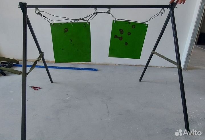 Гонг со стойкой для стрельбы