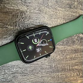 Apple iWatch 7 45мм green в идеале