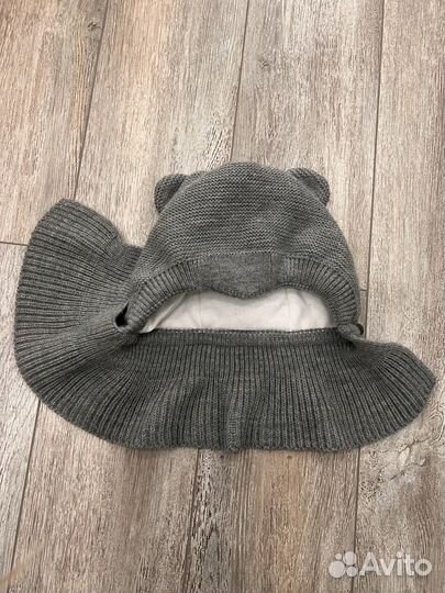 Шапка шлем зимняя