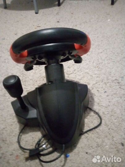 Игровой руль Dialog GW-125VR E-Racer Красный