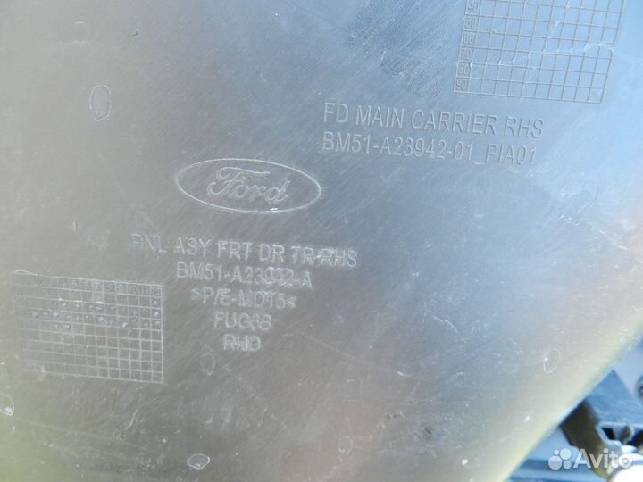 Обшивка двери передней правой Ford Focus III