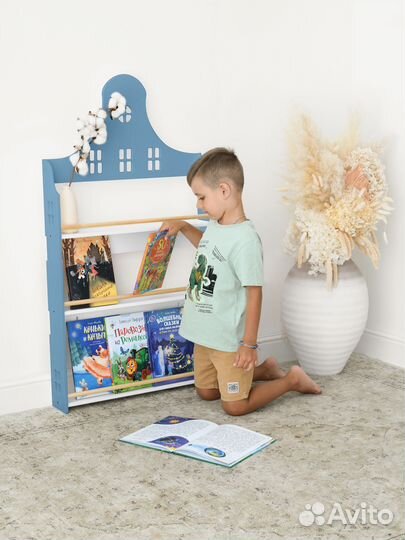 Стеллаж детский для книг 