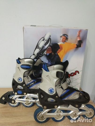 Роликовые коньки детские раздвижные