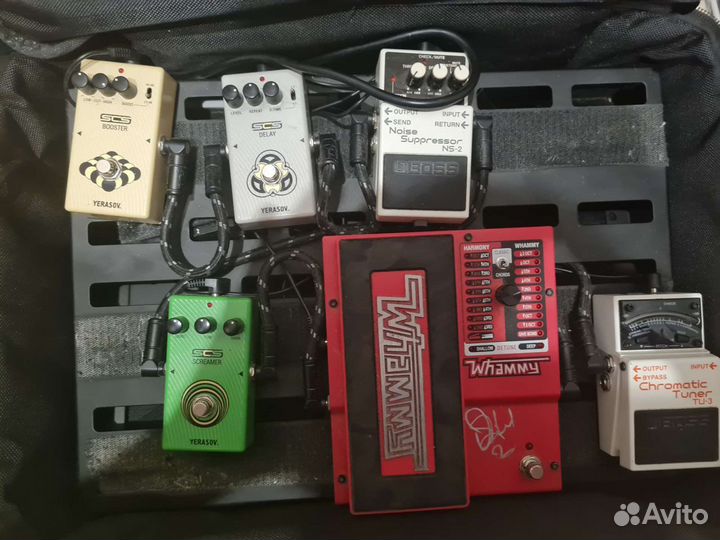 Педалборд с педалями Whammy boss yerasov
