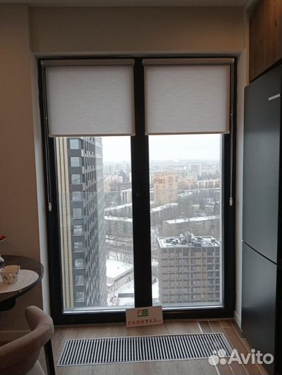 Рулонные шторы на кухню