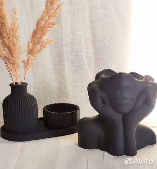 Изделия из гипса,декор,кашпо