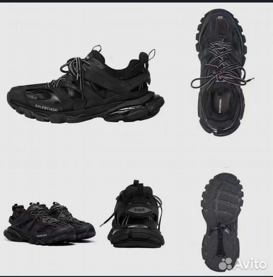 Кроссовки Balenciaga track black 0502