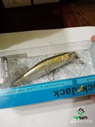 Воблеры 21 pontoon Crackjack 98SP-SR 15.7g 98mm