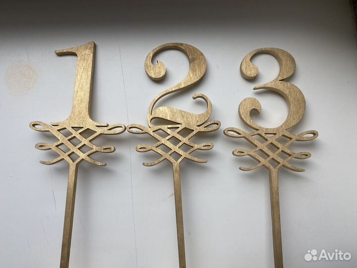 Нумерация столов