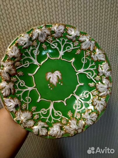 Тарелка СССР виноград