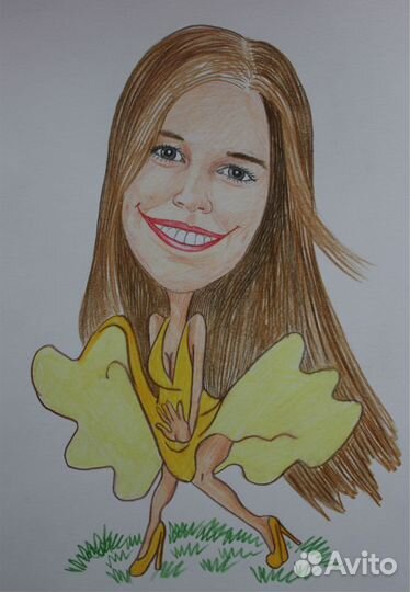 Шарж. Шаржист на Праздник