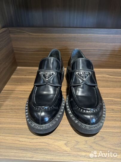 Лоферы Prada, оригинал, чек