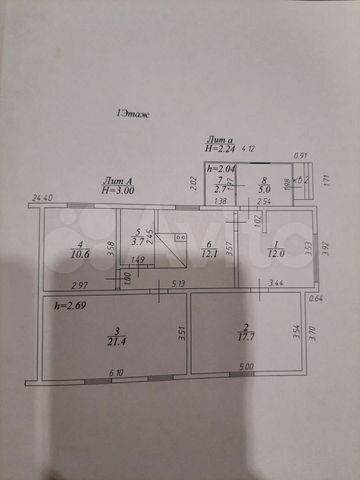 Дом 80 м² на участке 10 сот.