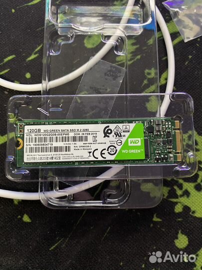 120 гб SSD M.2 накопитель WD Green (wds120g2g0b)