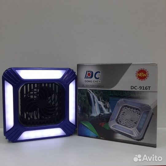 Кемпинговый фонарь + вентилятор + солнечная батаре