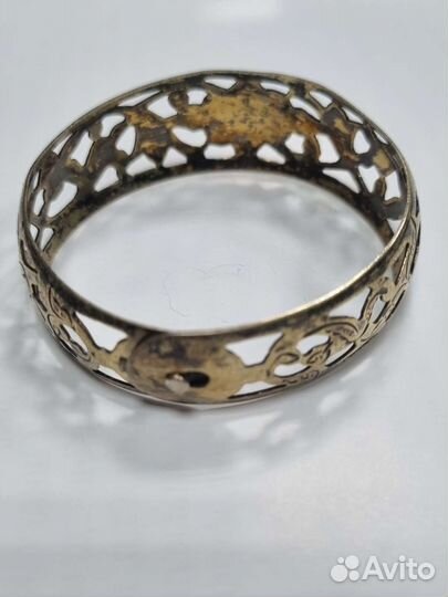 Браслет серебро, 875 пробы. Звезда