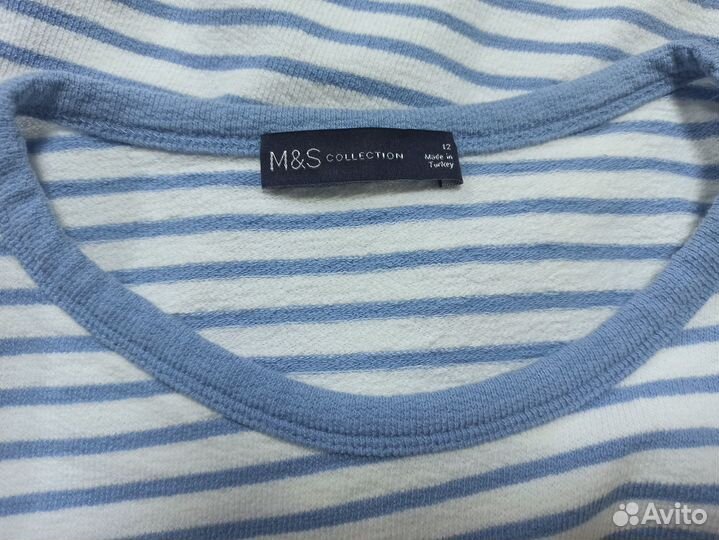 Лонгслив Marks & Spencer хлопок размер 12(46-48)