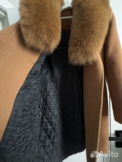 Пальто зимнее кашемировое 44