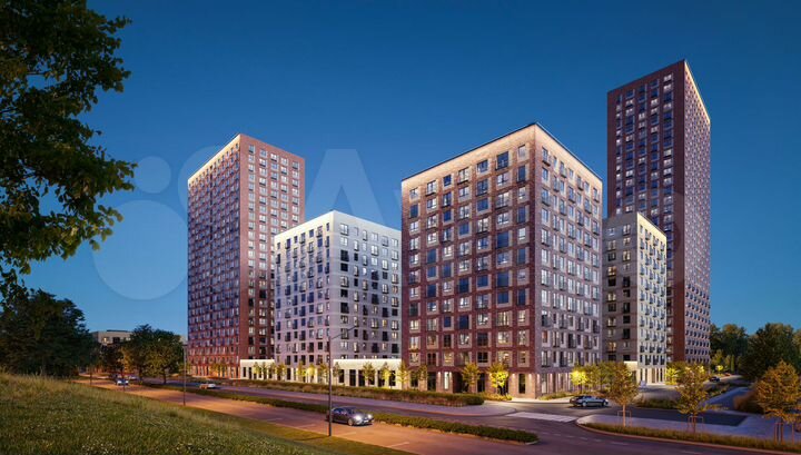 2-к. квартира, 60,7 м², 6/32 эт.