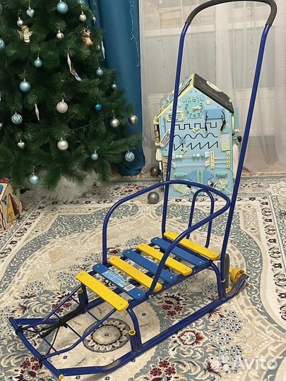 Детские зимние санки