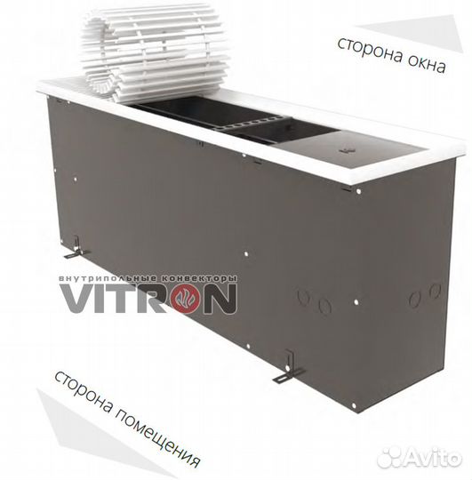 Обогреватель внутрипольный Витрон высота 400