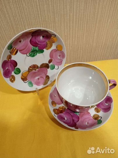 Чайная пара гигант,Дулево