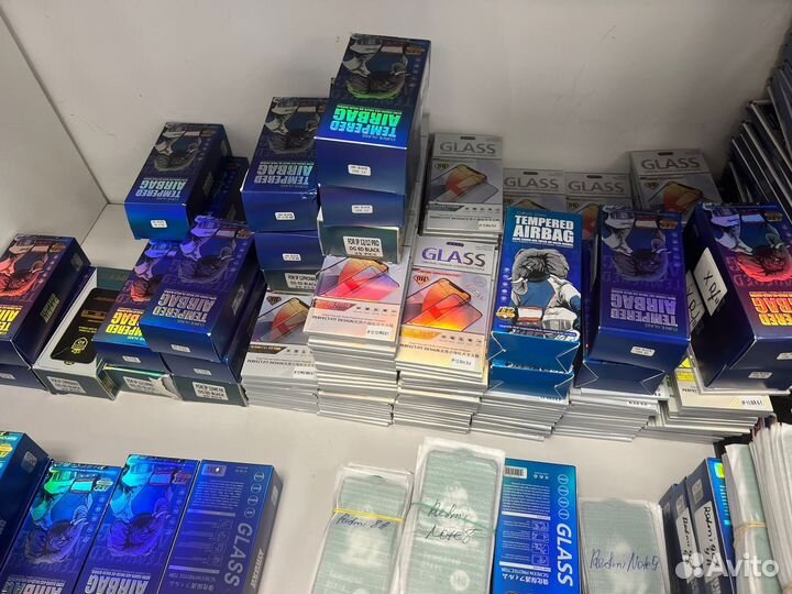 Защитные стекла оптом на iPhone Samsung Xiaomi