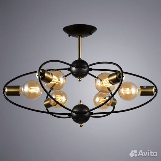 Люстра потолочная Arte Lamp Glasgow A1963PL-6BK