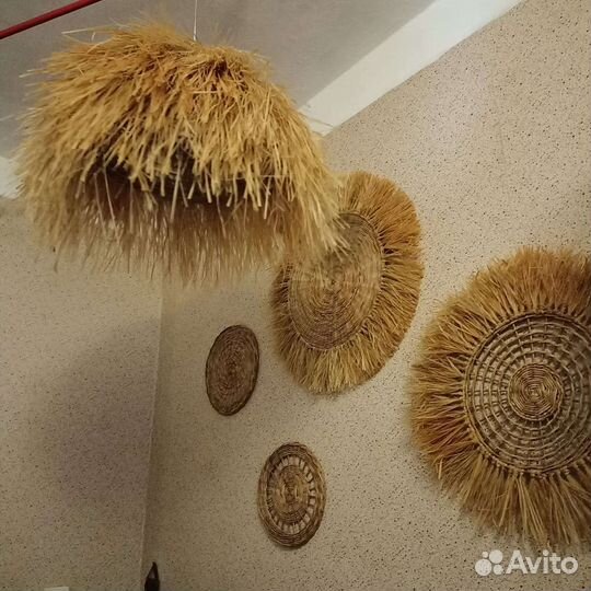 Настенное панно, абажуры, светильники бохо стиле