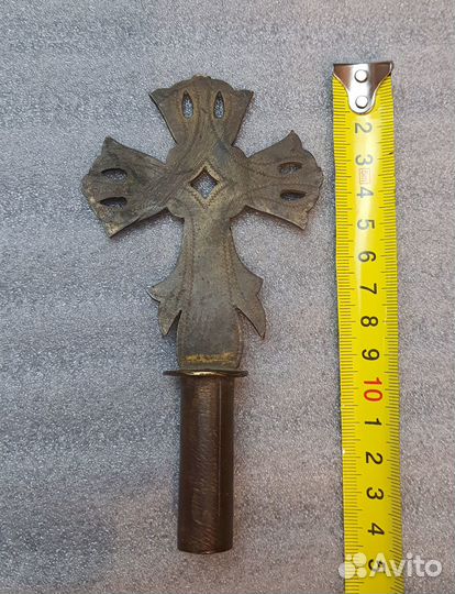 Крест православный навершие 19 век