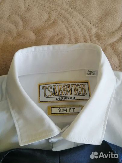 Школьный костюм для мальчика 134, синий