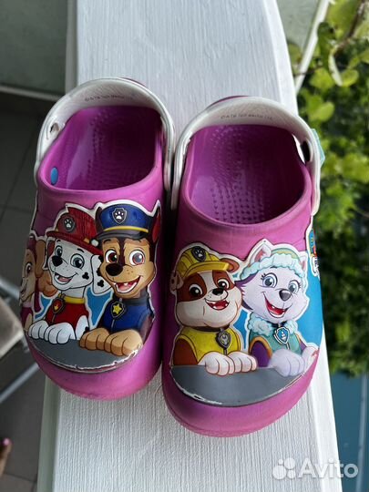 Crocs сабо детские для девочки 31-32