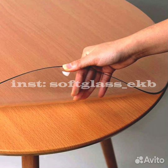 Гибкое/мягкое стекло, силиконовая скатерть