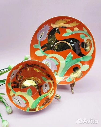 Чайная пара Дулево 