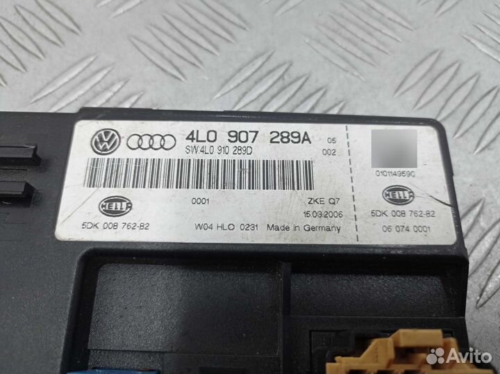 Блок комфорта 4L0907289A Audi Q7 4L 4.2