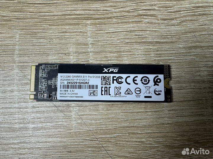 SSD M.2 Adata XPG Gammix S11 Pro 512 gb