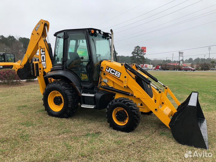 Стекло двери правое JCB 3CX, 4CX