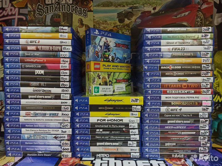 Диски с Играми Ps4 Восход