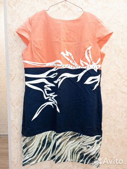 Продам летнее платье, р. 52-54