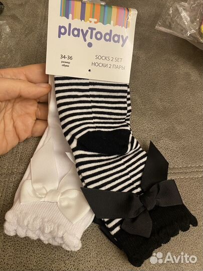 Всё новое Play today носки,купальник