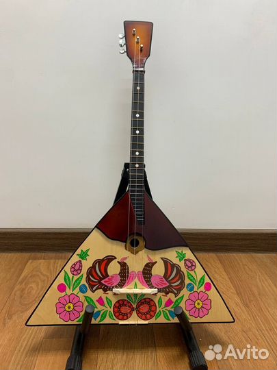 Новая Балалайка Прима расписная (жар-птица)