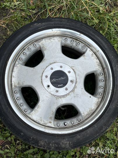 Литые диски р18 5 114 3 бу work evroline