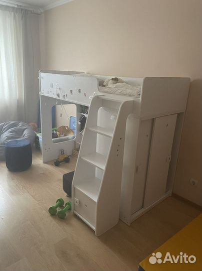 Детская кровать чердак