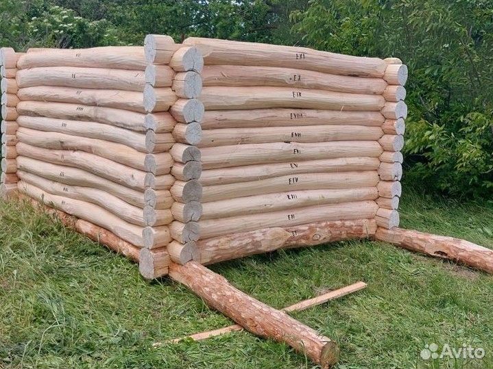 Продам бани из бревна