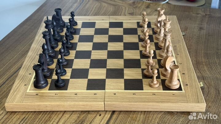 Шахматы деревянные утяжеленные