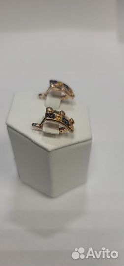 Золотые серьги
