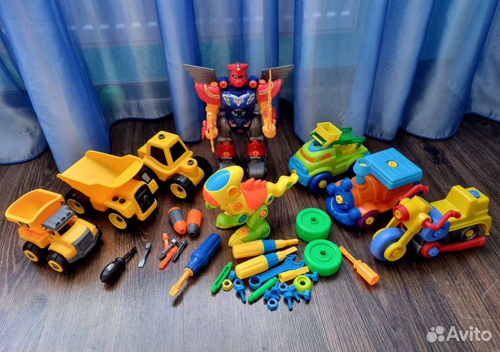 Игрушки разборные с отверткой